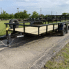 2025 MP CUSTOMS 83" X 16' TANDEM AXLE UTILITY TRAILER W/ 2' DOVE TAIL, 3' RAMP GATE, SPARE 7,000 GVWR - Image 7