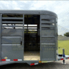 2026 DELCO 6' X 16' BUMPER PULL STOCK TRAILER FIGHTER JET GREY 12K GVWR - Image 8