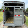 2026 DELCO 6' X 16' BUMPER PULL STOCK TRAILER FIGHTER JET GREY 12K GVWR - Image 9