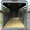 2026 DELCO 6' X 16' BUMPER PULL STOCK TRAILER FIGHTER JET GREY 12K GVWR - Image 13