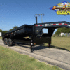 2026 DELCO 83" X 16' GOOSENECK TELESCOPING DUMP TRAILER WITH 2' SIDEWALLS, TARP, RAMPS AND SPARE 14,000 GVWR - Image 2