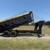 2025 LIBERTY 83"X16' GOOSENECK HI-SIDE DUMP 17500 GVWR WITH TARP, RAMPS, AND SPARE - Image 4