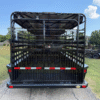 2026 DELCO 6′ 8″ X 20′ BAR TOP GOOSENECK CATTLE STOCK TRAILER 14K-GVWR  BLACK/GRAY - Image 5