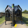 2026 DELCO 83" X 16' GOOSENECK TELESCOPING DUMP TRAILER WITH 4' SIDEWALLS, TARP, RAMPS AND SPARE 14,000 GVWR CHARCOAL GRAY - Image 16