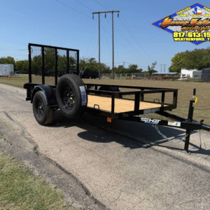 2026 TOP HAT DERBY JR EXPRESS 5'X10' ANGLE IRON TOP RAIL TRAILER W/RAMP GATE & SPARE 2990#GVWR