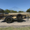 2026 TOP HAT DERBY JR EXPRESS 5'X10' ANGLE IRON TOP RAIL TRAILER W/RAMP GATE & SPARE 2990#GVWR - Image 3