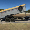 2026 LIBERTY 83" X 16' BUMPER PULL DUMP TRAILER WITH TARP, RAMPS, AND SPARE 17500 GVWR GRAY/BLACK - Image 4