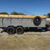 2026 LIBERTY 83" X 16' BUMPER PULL DUMP TRAILER WITH TARP, RAMPS, AND SPARE 17500 GVWR GRAY/BLACK - Image 5