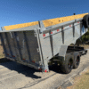 2026 LIBERTY 83" X 16' BUMPER PULL DUMP TRAILER WITH TARP, RAMPS, AND SPARE 17500 GVWR GRAY/BLACK - Image 6
