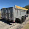 2026 LIBERTY 83" X 16' BUMPER PULL DUMP TRAILER WITH TARP, RAMPS, AND SPARE 17500 GVWR GRAY/BLACK - Image 7