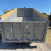 2026 LIBERTY 83" X 16' BUMPER PULL DUMP TRAILER WITH TARP, RAMPS, AND SPARE 17500 GVWR GRAY/BLACK - Image 8