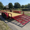 2026 TOP HAT 83″ X 14′ PIPE TOP UTILITY TRAILER WITH 4′ SPRING ASSIST RAMP GATE, SPARE 7k-GVWR-RED - Image 7
