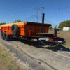 2026 LIBERTY 83" X 16' BUMPER PULL DUMP WITH TARP, RAMPS AND SPARE 15,400 GVWR ORANGE/BLACK - Image 3