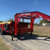 2026 LIBERTY 83" X 14' GOOSENECK DUMP TRAILER WITH TARP, RAMPS AND SPARE 15,900 GVWR RED - Image 3