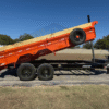 2026 LIBERTY 83" X 16' BUMPER PULL DUMP WITH TARP, RAMPS AND SPARE 15,400 GVWR ORANGE/BLACK - Image 4