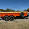 2026 LIBERTY 83" X 16' BUMPER PULL DUMP WITH TARP, RAMPS AND SPARE 15,400 GVWR ORANGE/BLACK - Image 5