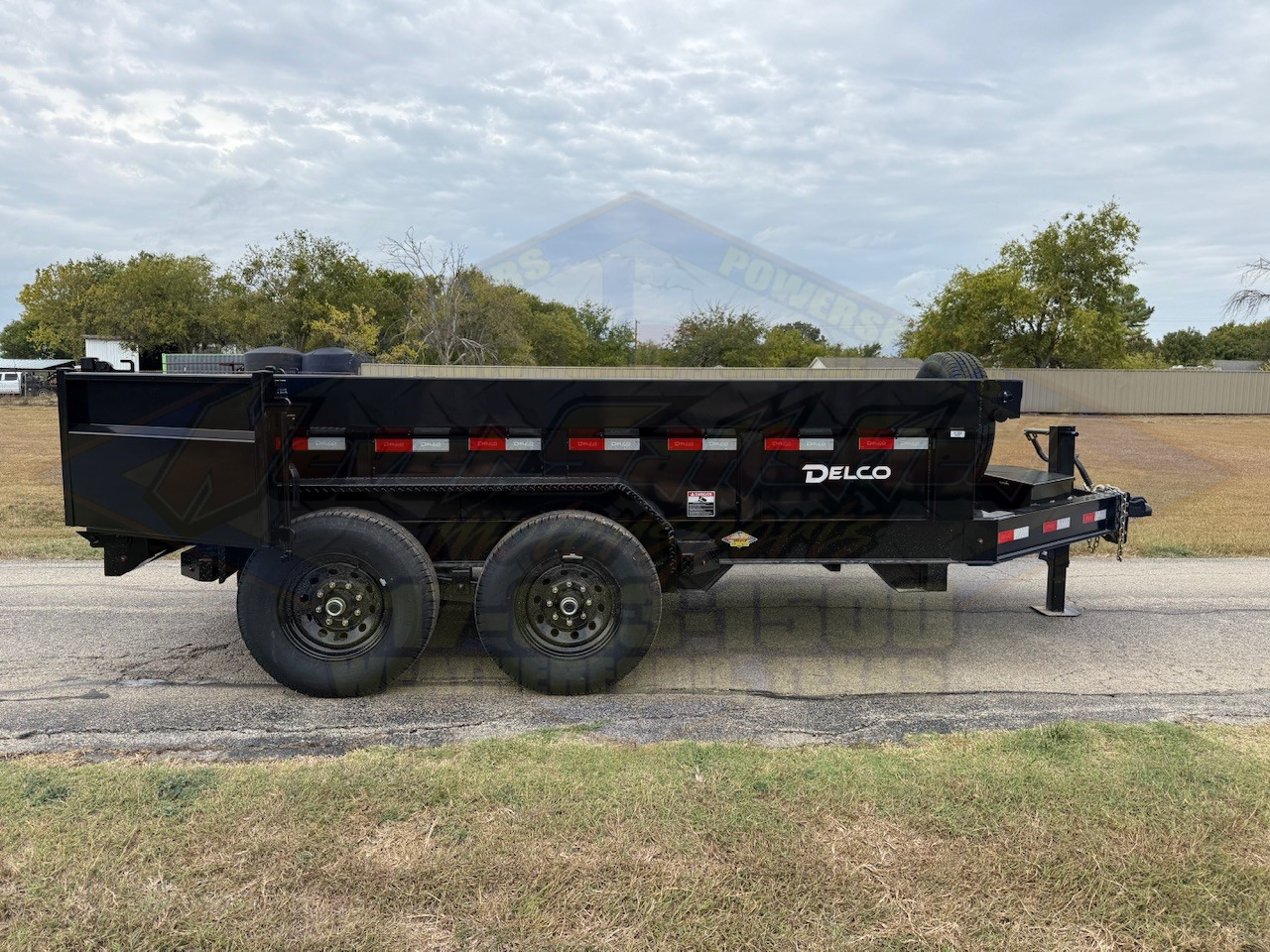 2025 DELCO 83" X 12' DUMP TRAILER WITH TARP, RAMPS AND SPARE 14,000 GVWR - Image 5