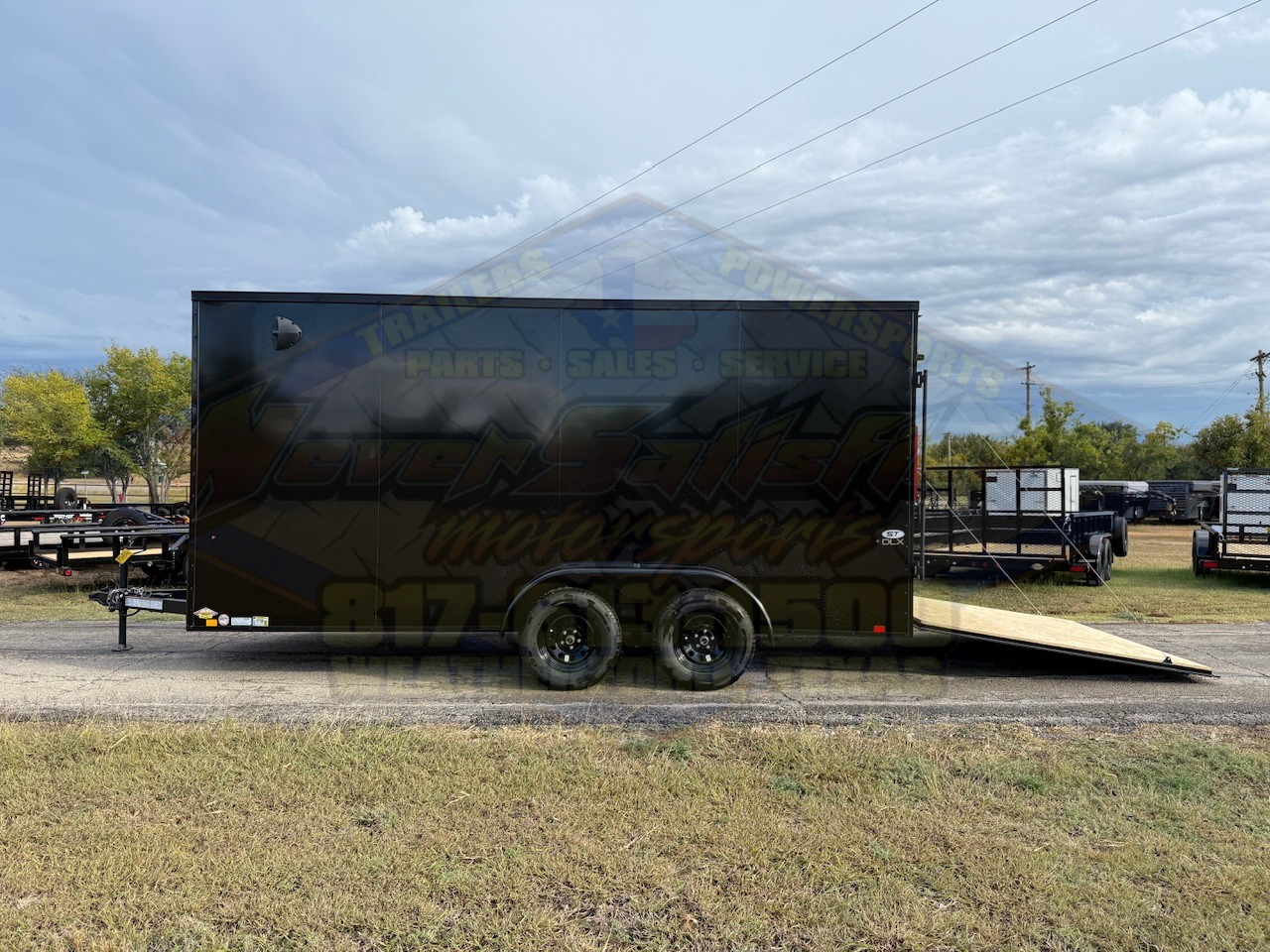 2026 LOOK 7' X 16' TANDEM AXLE ENCLOSED CARGO TRAILER WITH SPARE, BLACK 7,000 GVWR - Image 6