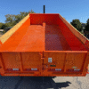 2026 LIBERTY 83" X 16' BUMPER PULL DUMP WITH TARP, RAMPS AND SPARE 15,400 GVWR ORANGE/BLACK - Image 7