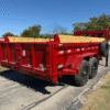 2026 LIBERTY 83" X 14' GOOSENECK DUMP TRAILER WITH TARP, RAMPS AND SPARE 15,900 GVWR RED - Image 7