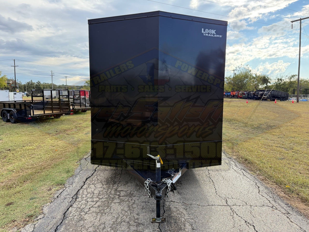 2026 LOOK 7' X 16' TANDEM AXLE ENCLOSED CARGO TRAILER WITH SPARE, BLACK 7,000 GVWR - Image 8