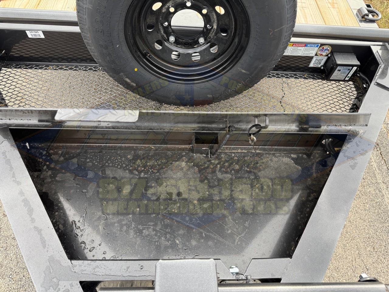 2026 DELCO 83" X 22' BUMPER PULL EQUIPMENT TRAILER WITH MONSTER RAMPS, SPARE CHARCOAL 14,000 GVWR - Image 9