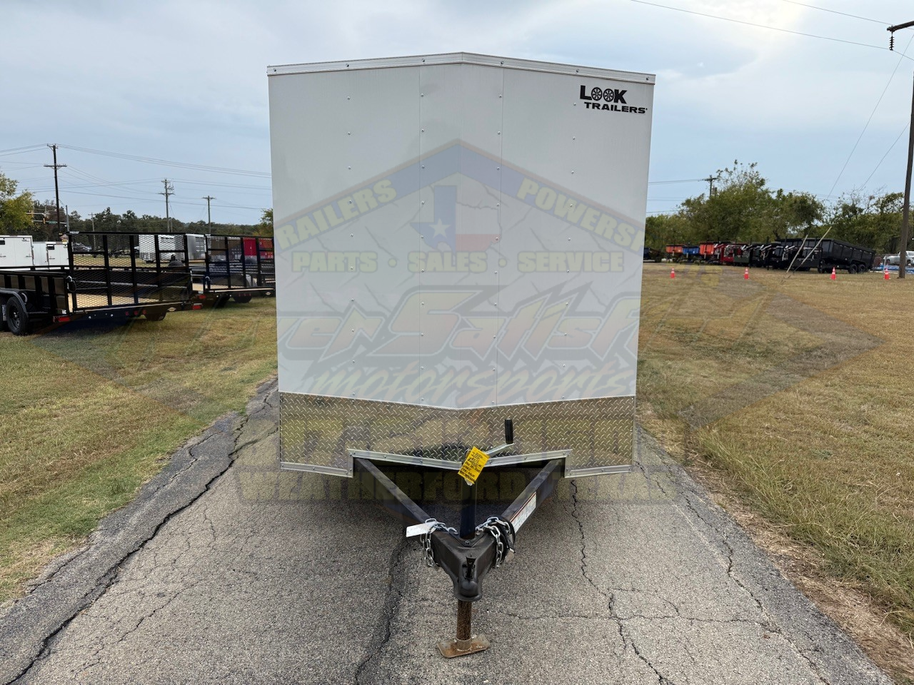 2026 LOOK 6' X 12' SINGLE AXLE ENCLOSED CARGO TRAILER W/ REAR DOUBLE DOORS, SPARE, WHITE 2,990 GVWR - Image 9