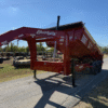 2026 LIBERTY 83" X 14' GOOSENECK DUMP TRAILER WITH TARP, RAMPS AND SPARE 15,900 GVWR RED - Image 12