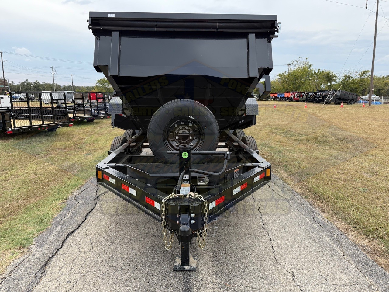2025 DELCO 83" X 12' DUMP TRAILER WITH TARP, RAMPS AND SPARE 14,000 GVWR - Image 12