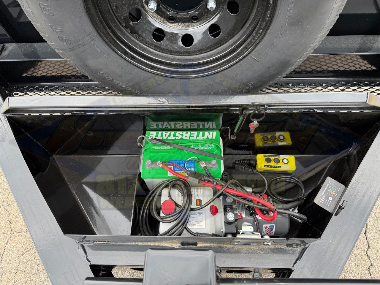 2025 DELCO 83" X 12' DUMP TRAILER WITH TARP, RAMPS AND SPARE 14,000 GVWR - Image 13