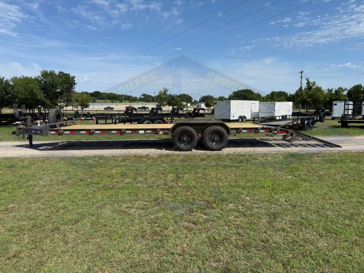 2026 DELCO 83″ X 24′ EQUIPMENT TRAILER WITH STAND UP RAMPS & SPARE FORD MARSH GRAY 14K-GVWR - Image 5