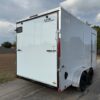 2026 LOOK 7' X 14' TANDEM AXLE ENCLOSED CARGO TRAILER WITH SPARE WHITE 7,000 GVWR - Image 4