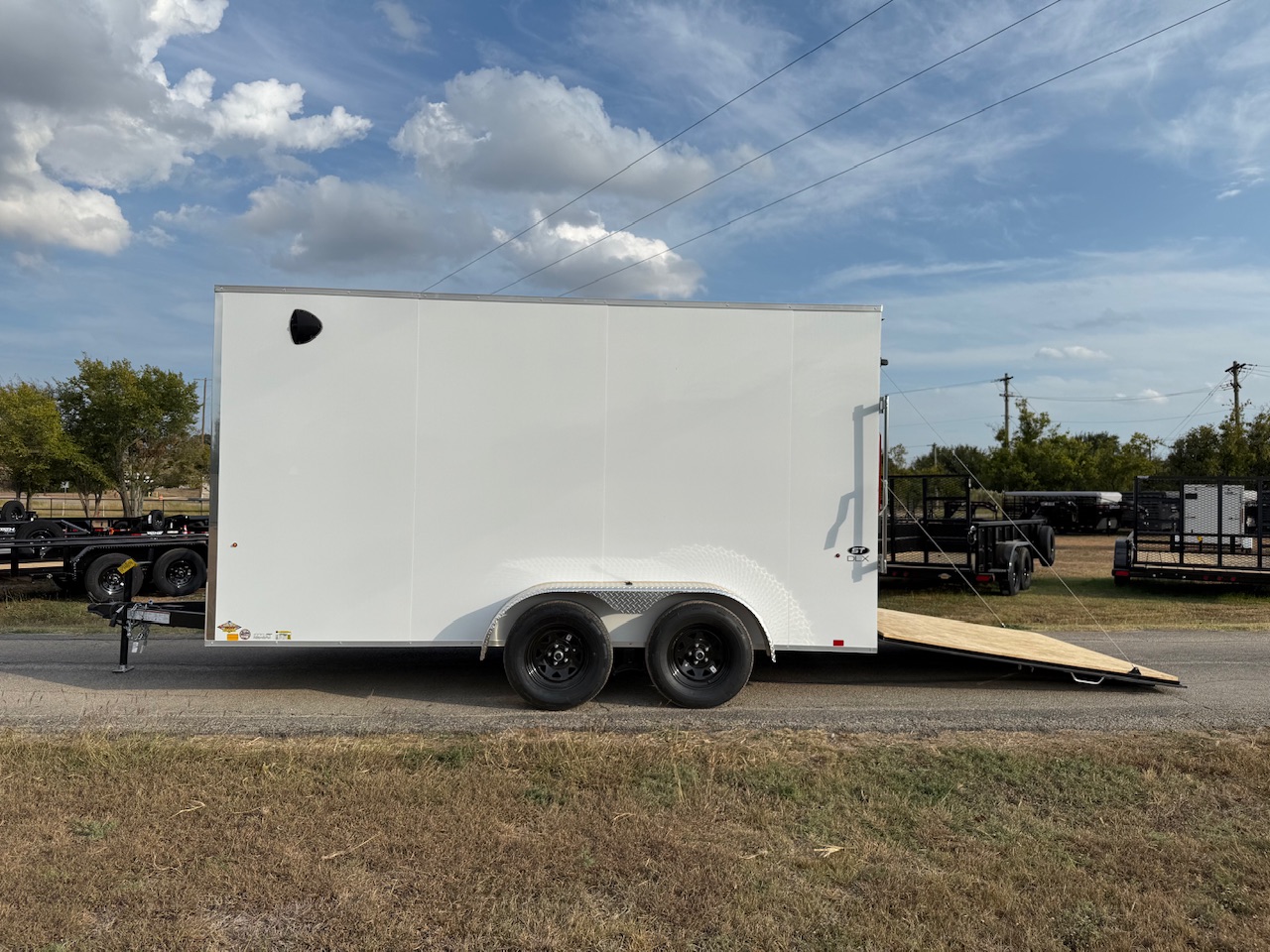 2026 LOOK 7' X 14' TANDEM AXLE ENCLOSED CARGO TRAILER WITH SPARE WHITE 7,000 GVWR - Image 6
