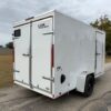 2026 LOOK 6' X 12' SINGLE AXLE ENCLOSED CARGO TRAILER W/ REAR DOUBLE DOORS, SPARE, WHITE 2,990 GVWR - Image 4
