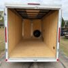 2026 LOOK 6' X 12' SINGLE AXLE ENCLOSED CARGO TRAILER W/ REAR DOUBLE DOORS, SPARE, WHITE 2,990 GVWR - Image 6