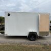 2026 LOOK 6' X 12' SINGLE AXLE ENCLOSED CARGO TRAILER W/ REAR DOUBLE DOORS, SPARE, WHITE 2,990 GVWR - Image 7
