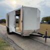 2026 LOOK 6' X 12' SINGLE AXLE ENCLOSED CARGO TRAILER W/ REAR DOUBLE DOORS, SPARE, WHITE 2,990 GVWR - Image 10
