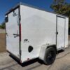 2026 LOOK 5' X 10' SINGLE AXLE ENCLOSED CARGO TRAILER W/ SPARE, WHITE 2,990 GVWR - Image 4