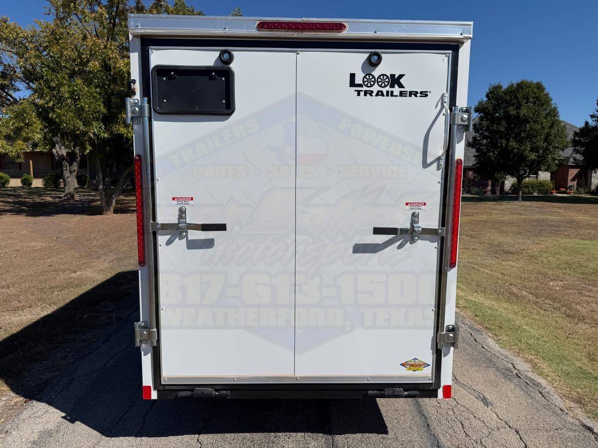 2026 LOOK 5' X 10' SINGLE AXLE ENCLOSED CARGO TRAILER W/ SPARE, WHITE 2,990 GVWR - Image 5