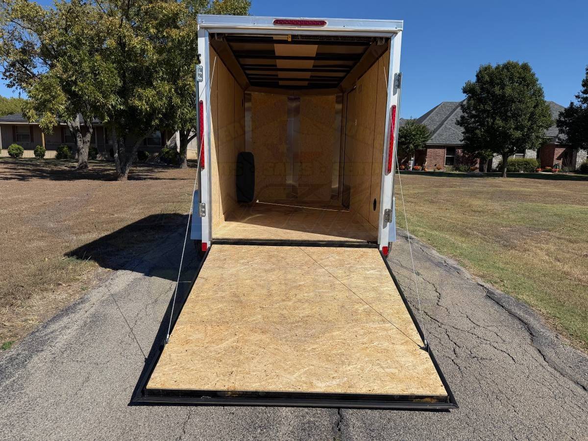 2026 LOOK 5' X 10' SINGLE AXLE ENCLOSED CARGO TRAILER W/ SPARE, WHITE 2,990 GVWR - Image 6
