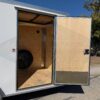 2026 LOOK 5' X 10' SINGLE AXLE ENCLOSED CARGO TRAILER W/ SPARE, WHITE 2,990 GVWR - Image 10