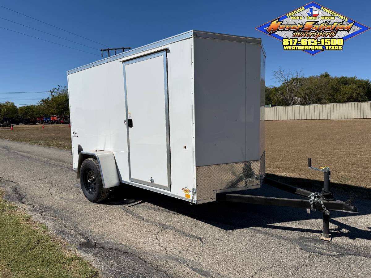 2026 LOOK 5' X 10' SINGLE AXLE ENCLOSED CARGO TRAILER W/ SPARE, WHITE 2,990 GVWR