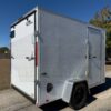 2026 LOOK 6' X 10' SINGLE AXLE ENCLOSED CARGO TRAILER W/ SPARE, WHITE 2,990 GVWR - Image 4