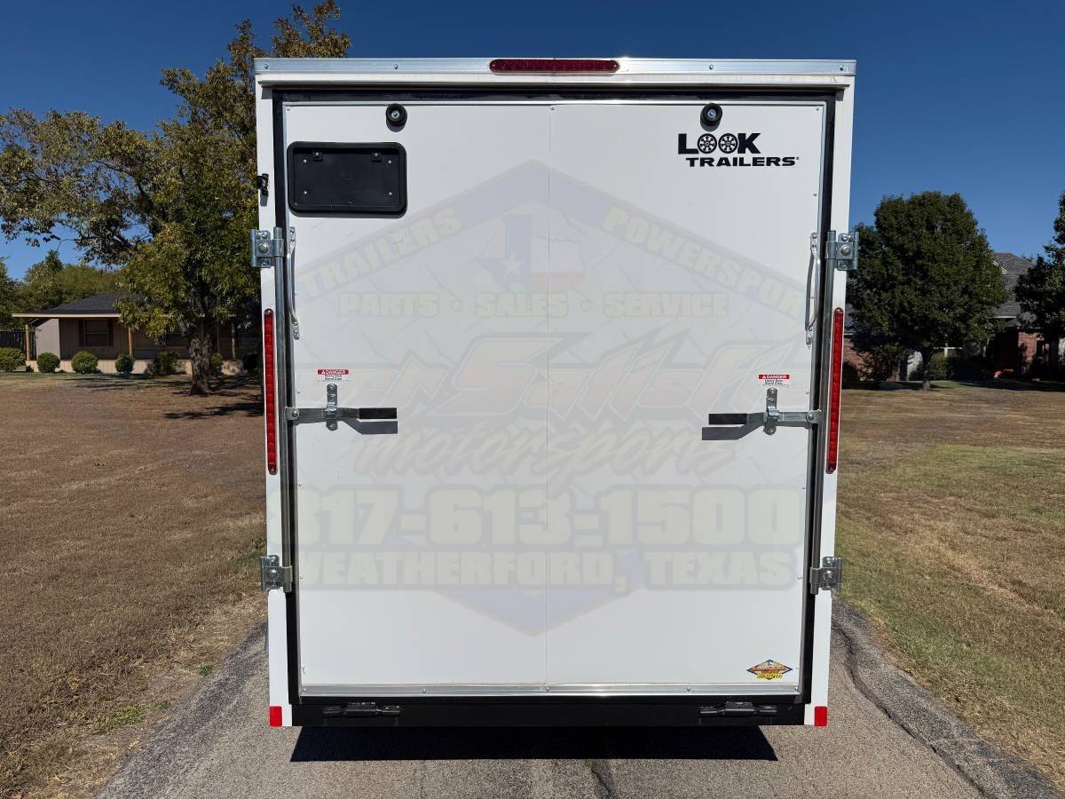 2026 LOOK 6' X 10' SINGLE AXLE ENCLOSED CARGO TRAILER W/ SPARE, WHITE 2,990 GVWR - Image 5