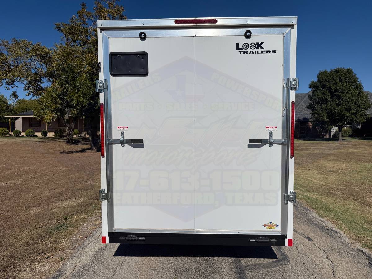 2026 LOOK 6' X 12' SINGLE AXLE ENCLOSED CARGO TRAILER W/ SPARE, WHITE 2,990 GVWR - Image 5