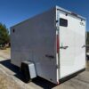 2026 LOOK 6' X 12' SINGLE AXLE ENCLOSED CARGO TRAILER W/ SPARE, WHITE 2,990 GVWR - Image 7