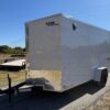 2026 LOOK 6' X 12' SINGLE AXLE ENCLOSED CARGO TRAILER W/ SPARE, WHITE 2,990 GVWR - Image 9