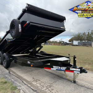 2026 TOP HAT 83" X 14' DUMP TRAILER WITH TARP, RAMPS AND SPARE 14,000 GVWR