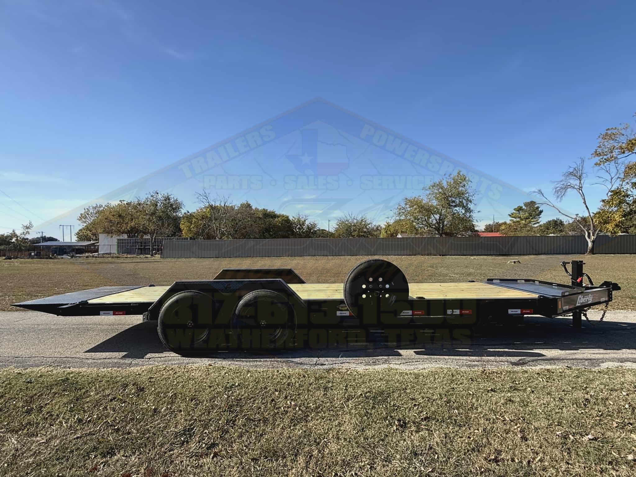 2026 LIBERTY TRAILERS 83" X 22' TILT DECK TRAILER WITH SPARE 17,500 GVWR - Image 5
