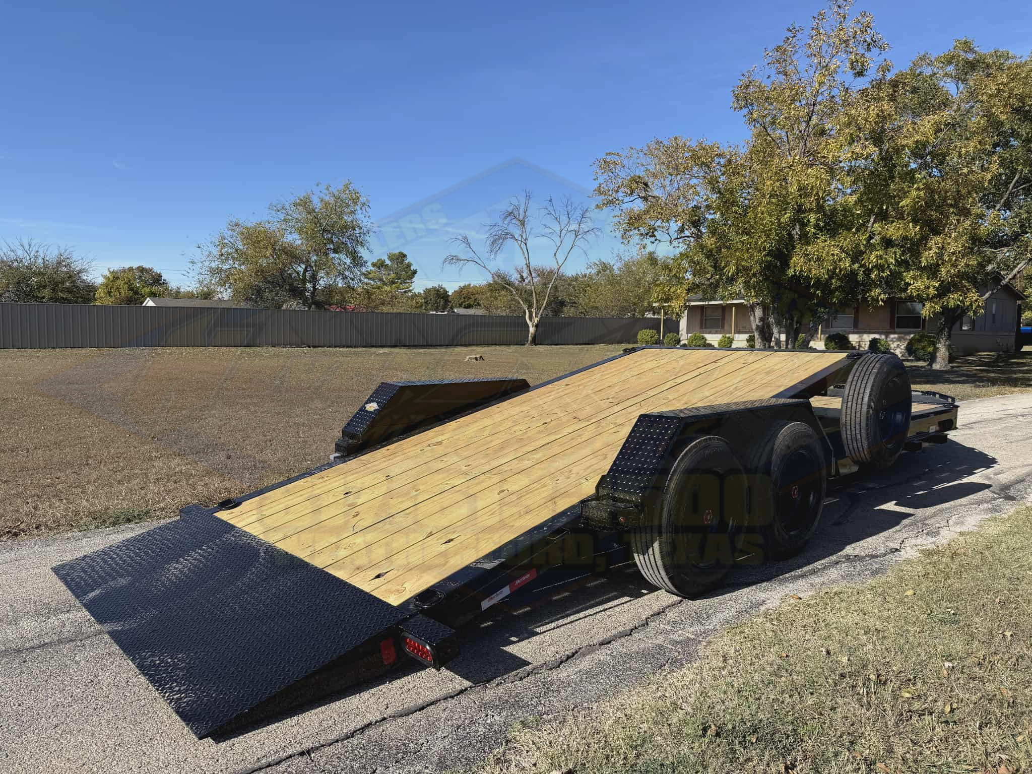 2026 LIBERTY TRAILERS 83" X 22' TILT DECK TRAILER WITH SPARE 17,500 GVWR - Image 6